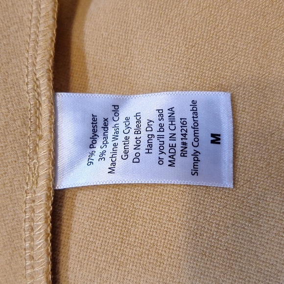 Lularoe  Amelia Blue& Gold Colorblock Dress sz M #760 - Picture 6 of 9